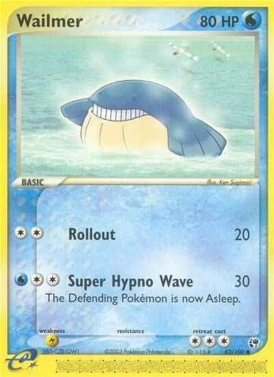 Image for Wailmer (83/100) (Sandstorm) - Pokemon