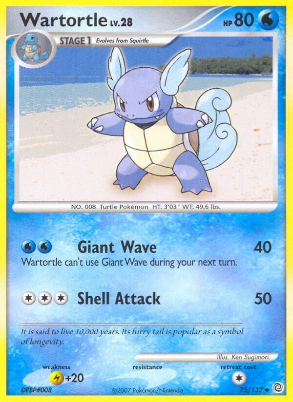Image for Wartortle (75/132) (Secret Wonders) - Pokemon