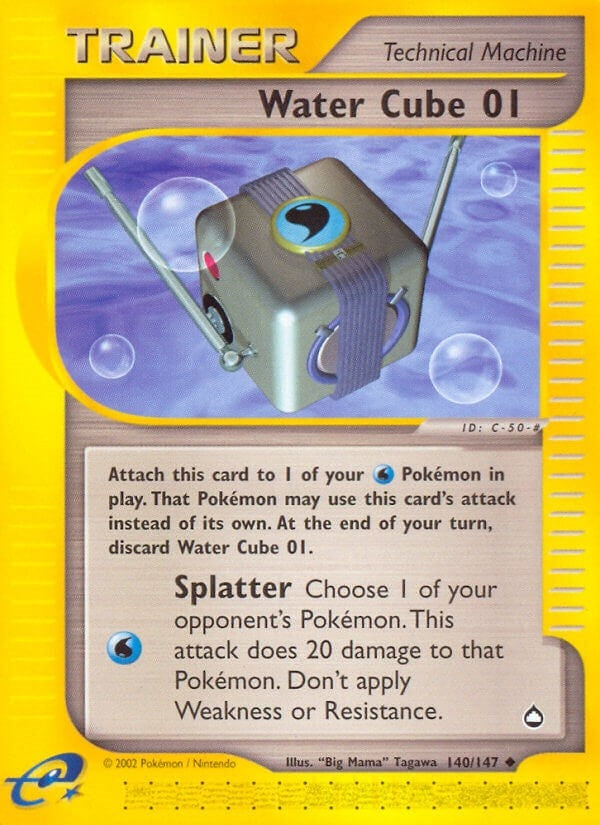 Image for Water Cube 01 (140/147) (Aquapolis) - Pokemon