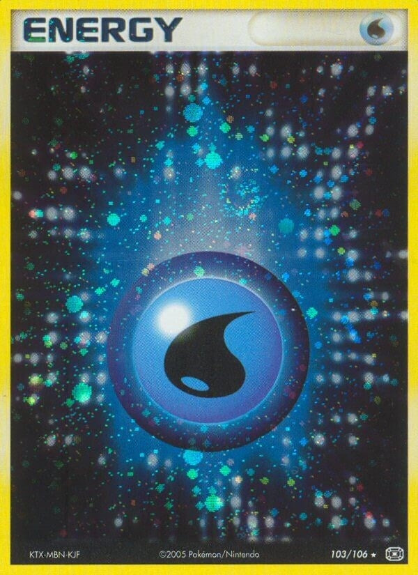 Image for Water Energy (103/106) (Emerald) - Pokemon