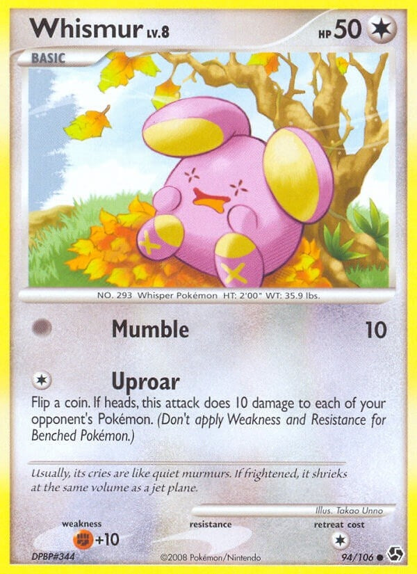 Image for Whismur (94/106) (Great Encounters) - Pokemon