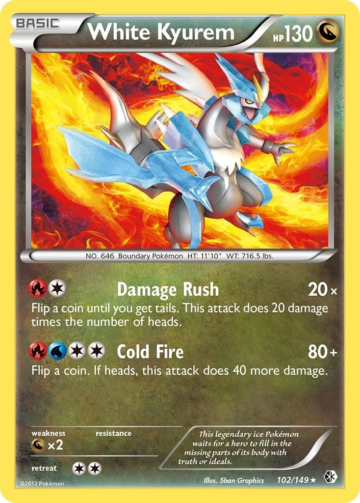 Image for White Kyurem (102/149) (Boundaries Crossed) - Pokemon