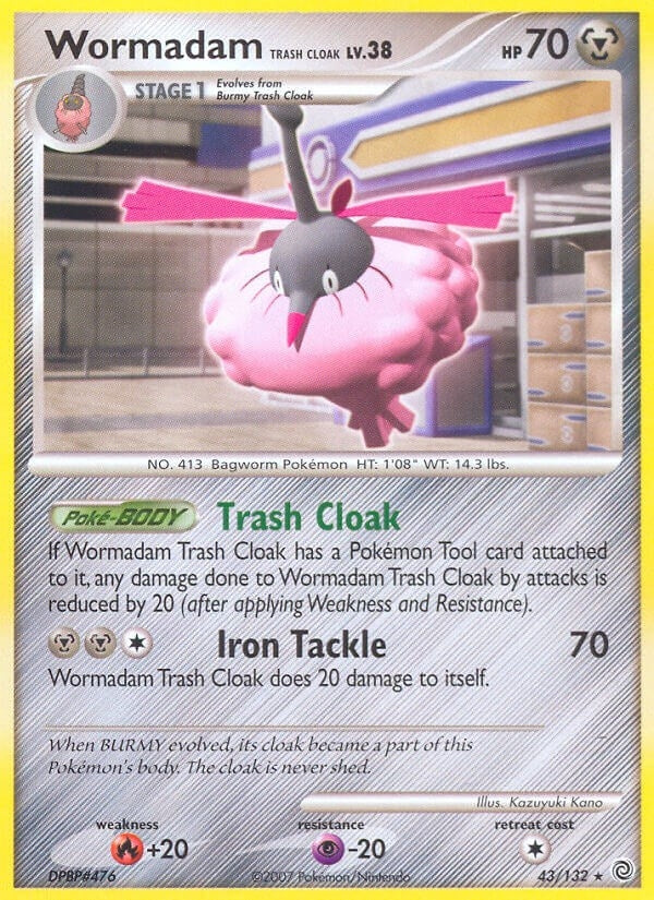 Image for Wormadam Trash Cloak (43/132) (Secret Wonders) - Pokemon