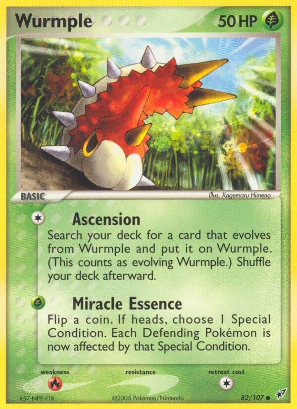 Image for Wurmple (82/107) (Deoxys) - Pokemon