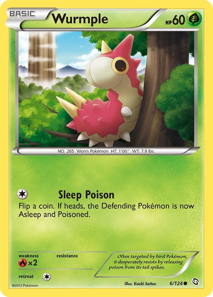 Image for Wurmple (6/124) (Dragons Exalted) - Pokemon