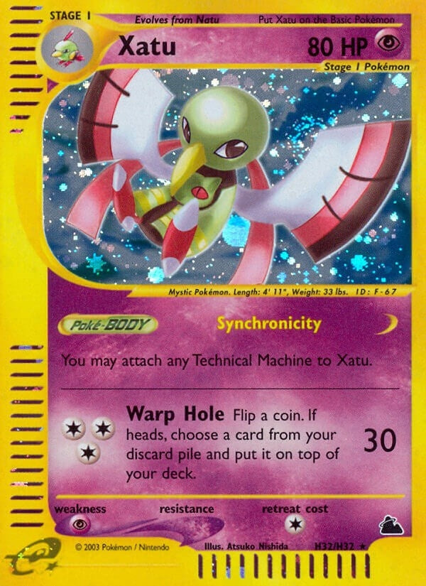 Image for Xatu (H32) (H32/H32) (Skyridge) - Pokemon