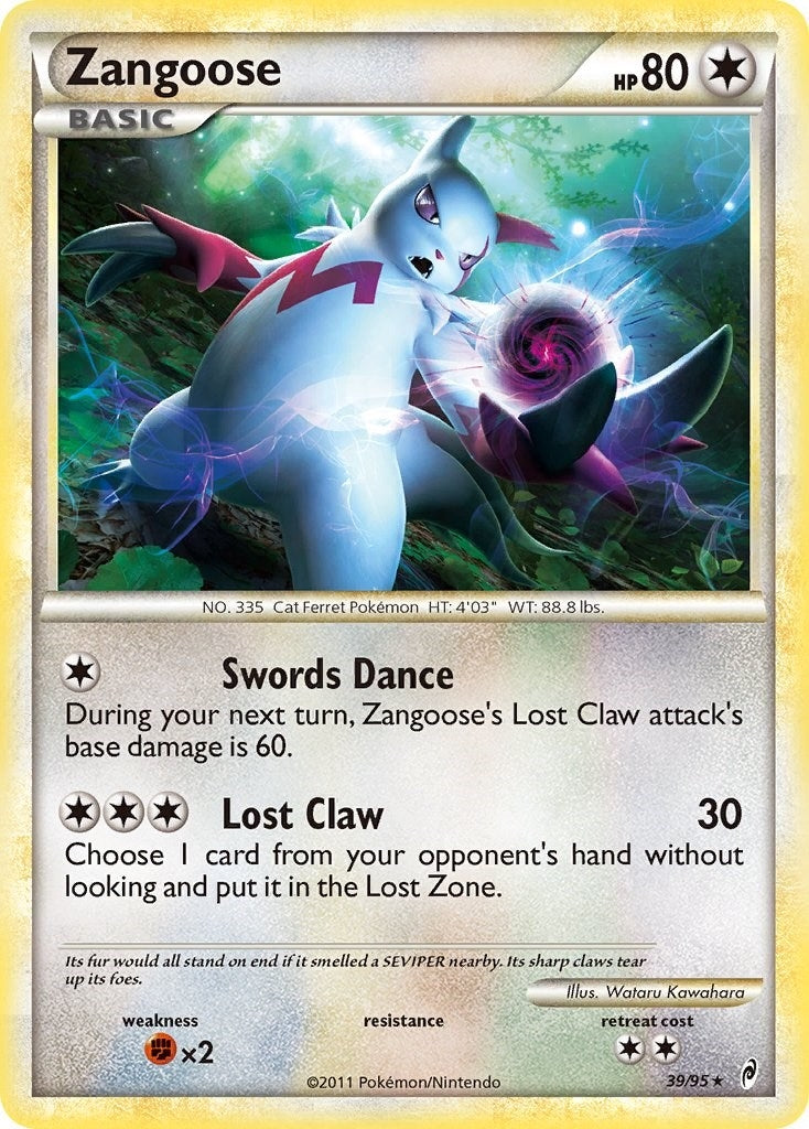 Image for Zangoose (39/95) (Call of Legends) - Pokemon