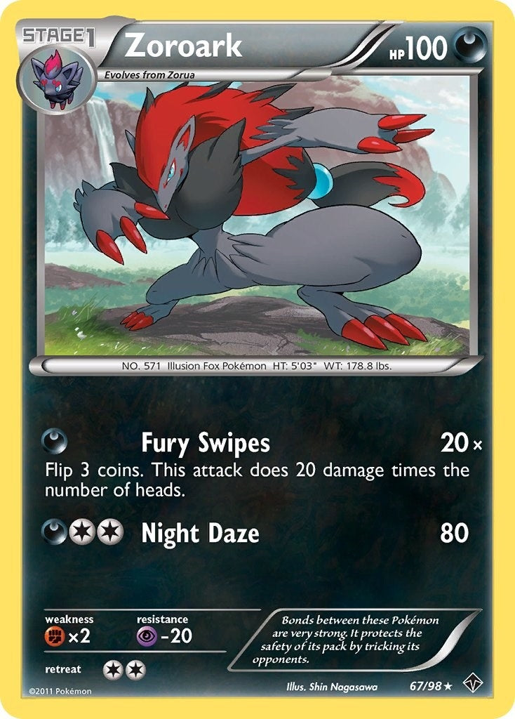 Image for Zoroark (67/98) (Emerging Powers) - Pokemon