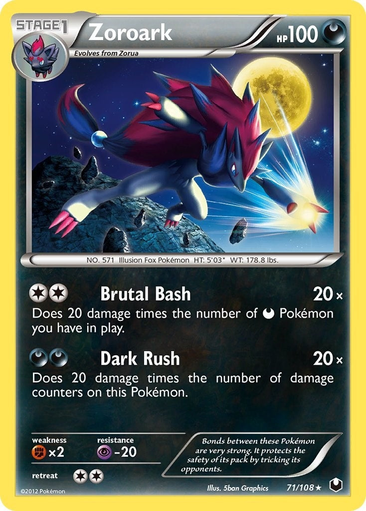 Image for Zoroark (71/108) (Dark Explorers) - Pokemon