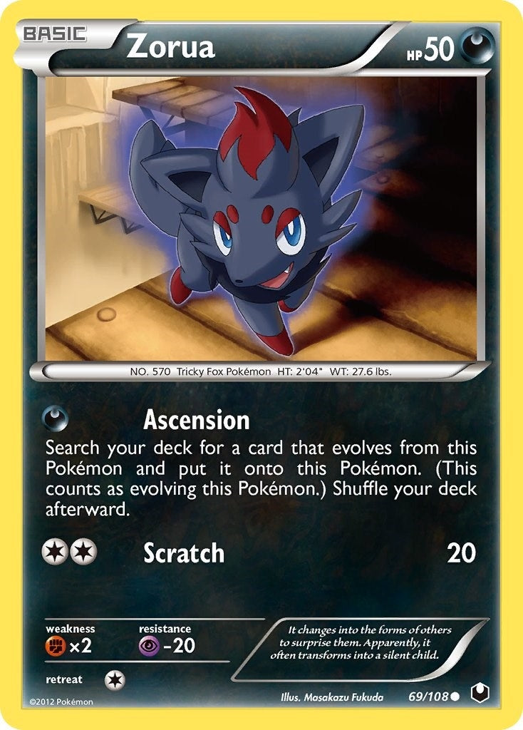 Image for Zorua (69) (69/108) (Dark Explorers) - Pokemon