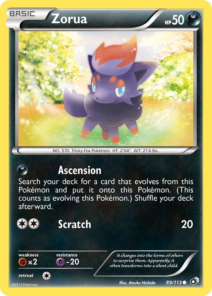 Image for Zorua (89/113) (Legendary Treasures) - Pokemon