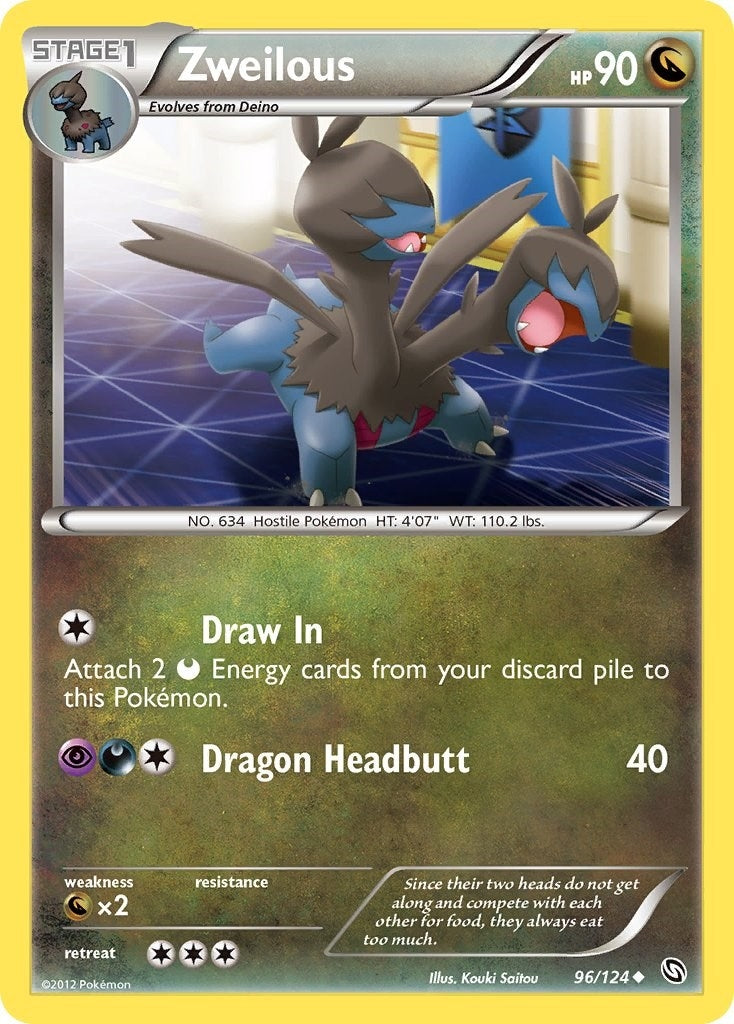 Image for Zweilous (96) (96/124) (Dragons Exalted) - Pokemon