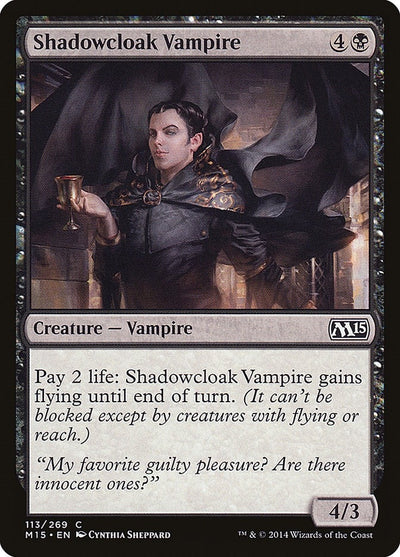 Shadowcloak Vampire (113) (Magic 2015 (M15))