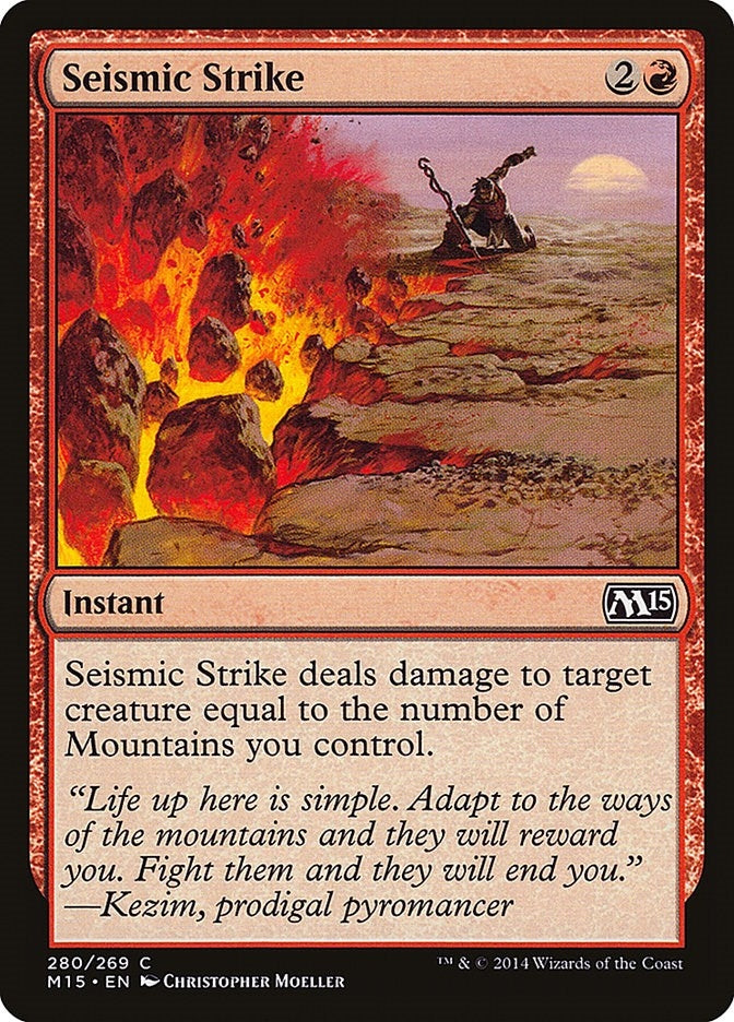 Seismic Strike (280) (Magic 2015 (M15))