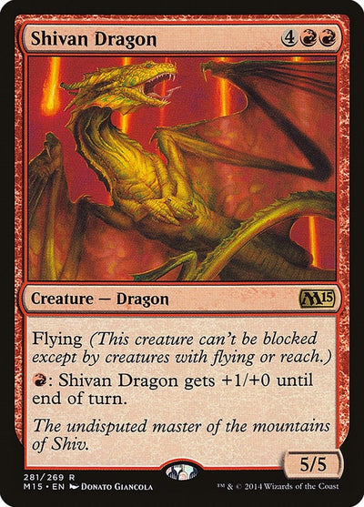 Shivan Dragon (281) (Magic 2015 (M15))