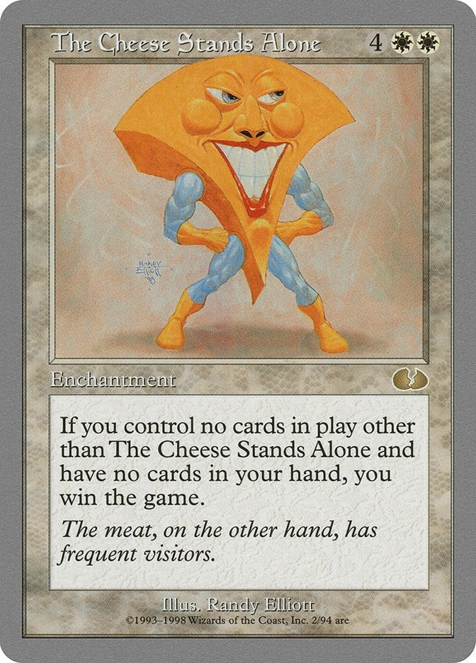 The Cheese Stands Alone (2) (Unglued)