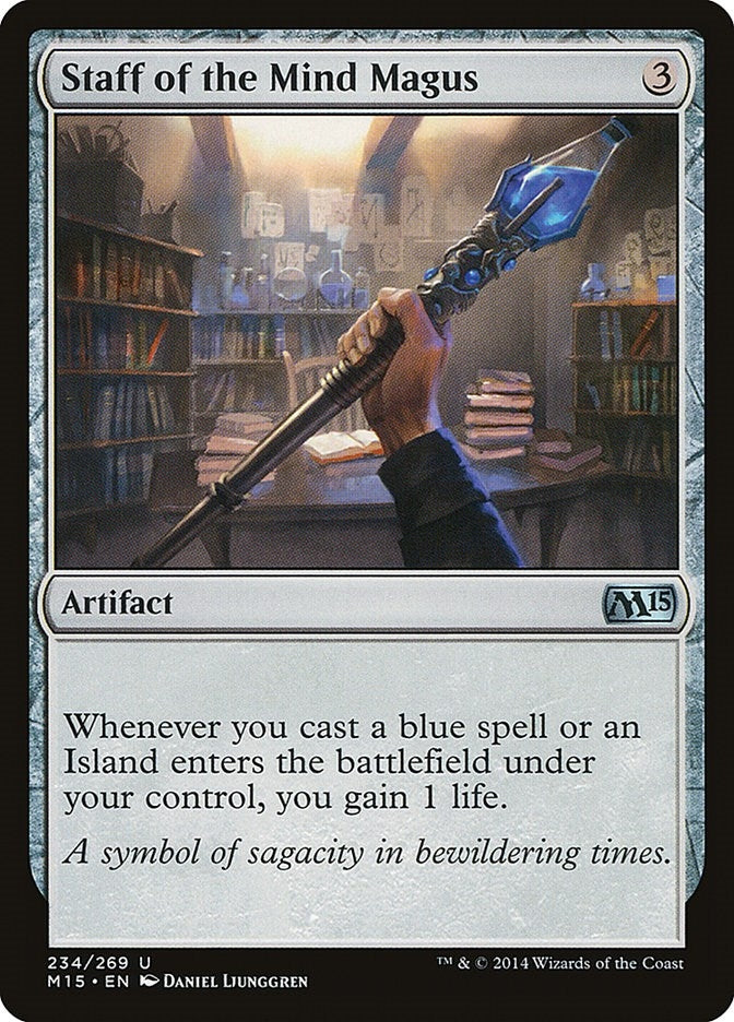Staff of the Mind Magus (234) (Magic 2015 (M15))