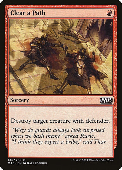 Clear a Path (136) (Magic 2015 (M15))