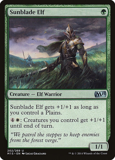 Sunblade Elf (202) (Magic 2015 (M15))