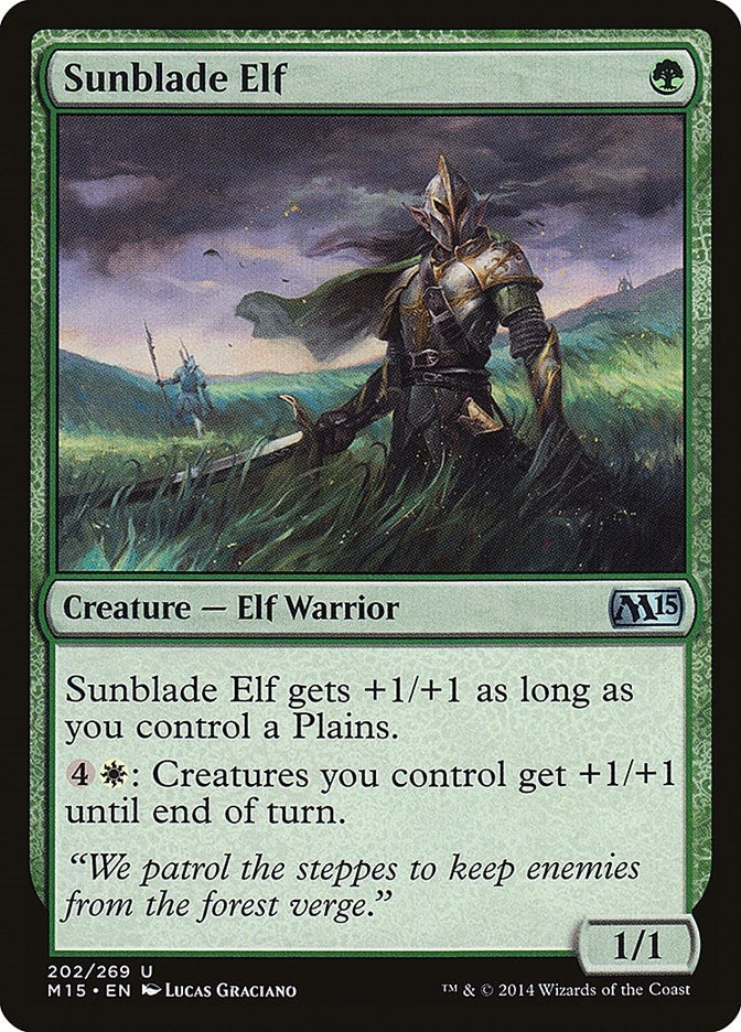 Sunblade Elf (202) (Magic 2015 (M15))