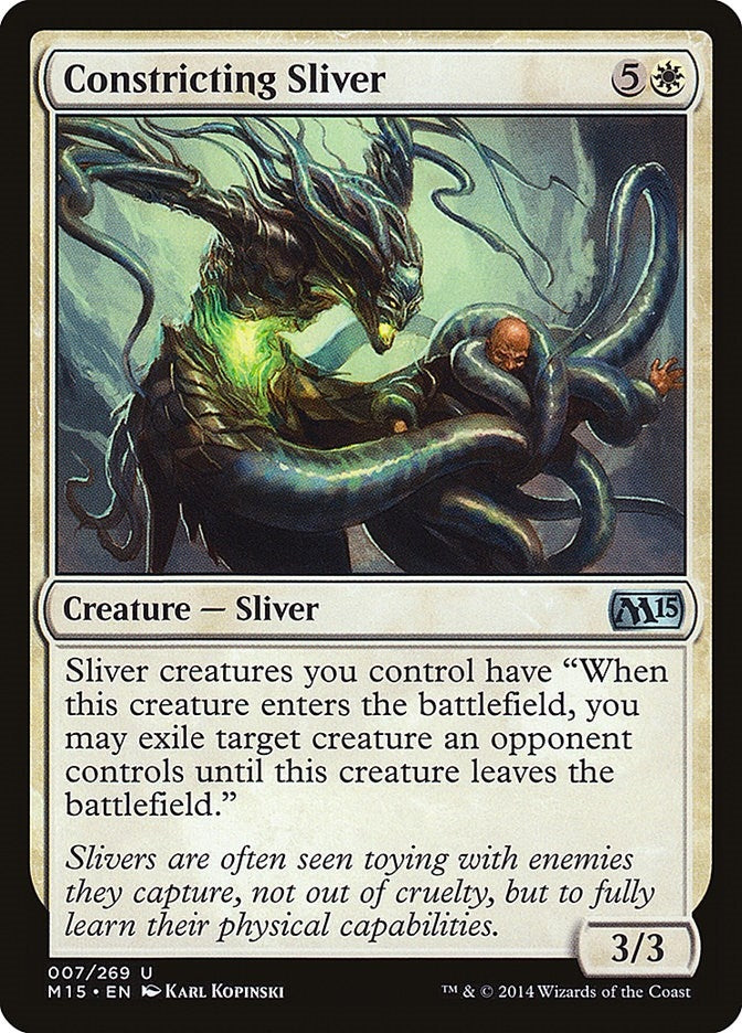 Constricting Sliver (7) (Magic 2015 (M15))