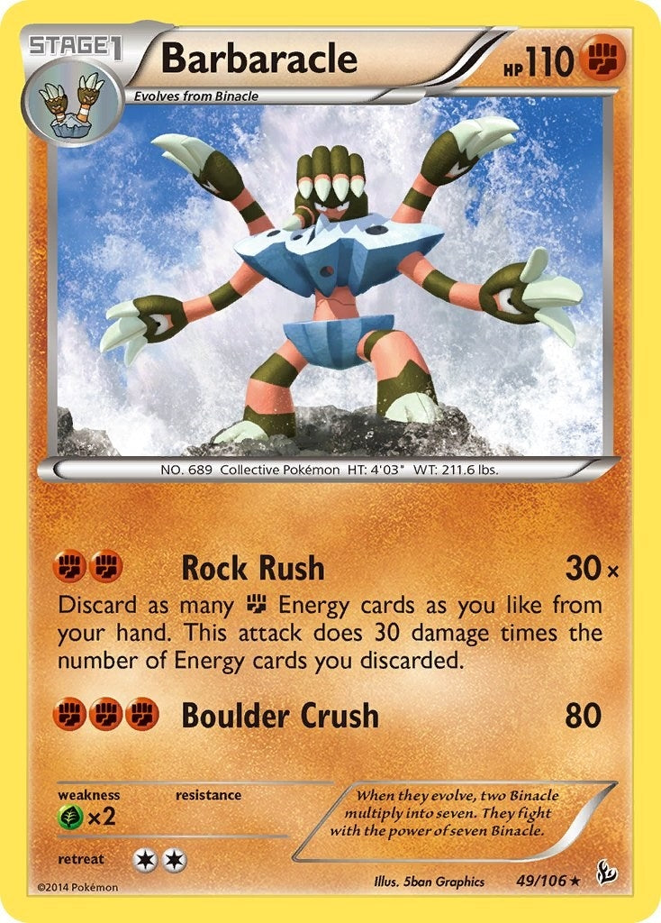Image for Barbaracle (49/106) (XY - Flashfire) - Pokemon