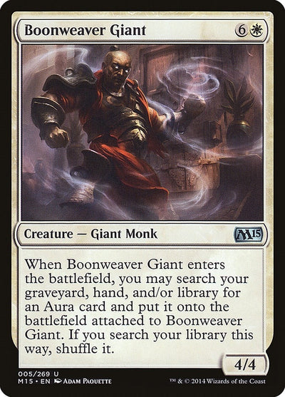 Boonweaver Giant (5) (Magic 2015 (M15))