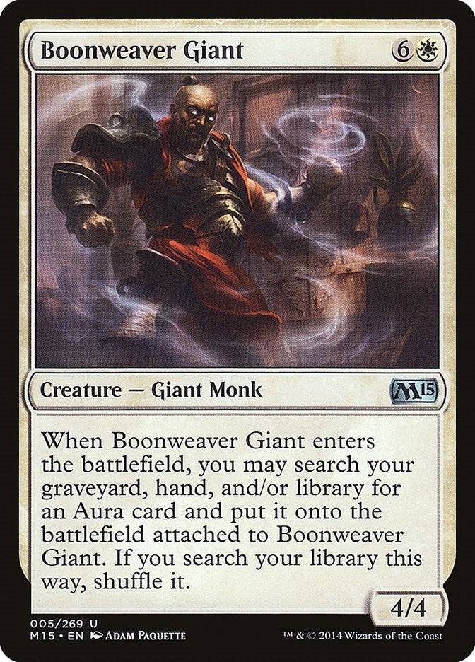 Boonweaver Giant (5) (Magic 2015 (M15))