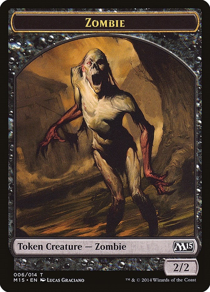 Zombie Token (6) (Magic 2015 (M15))