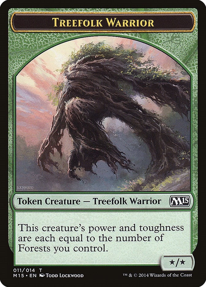 Treefolk Warrior Token (11)