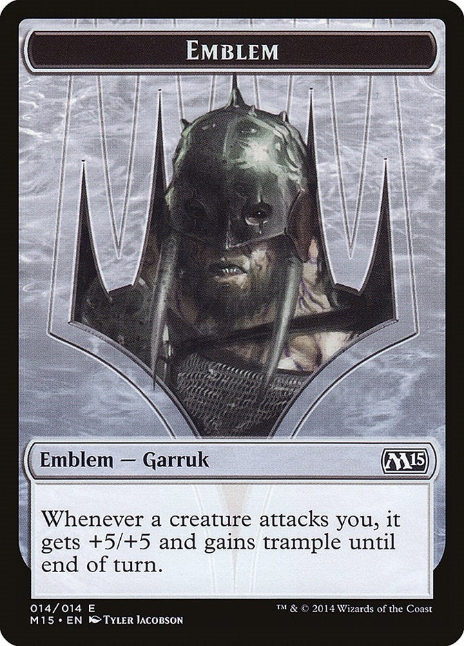 Emblem - Garruk, Apex Predator (14) (Magic 2015 (M15))