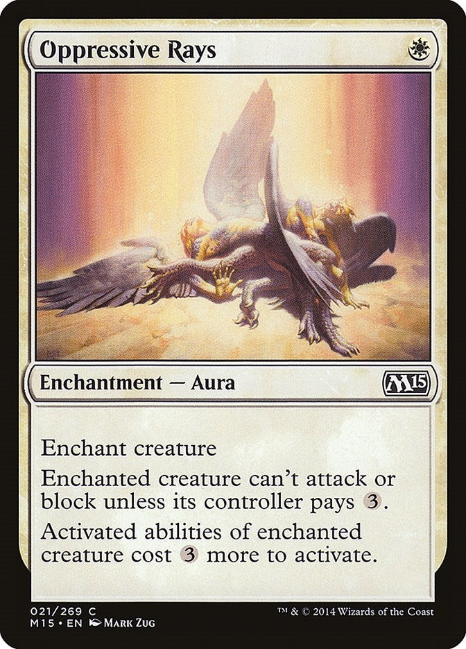 Oppressive Rays (21) (Magic 2015 (M15))