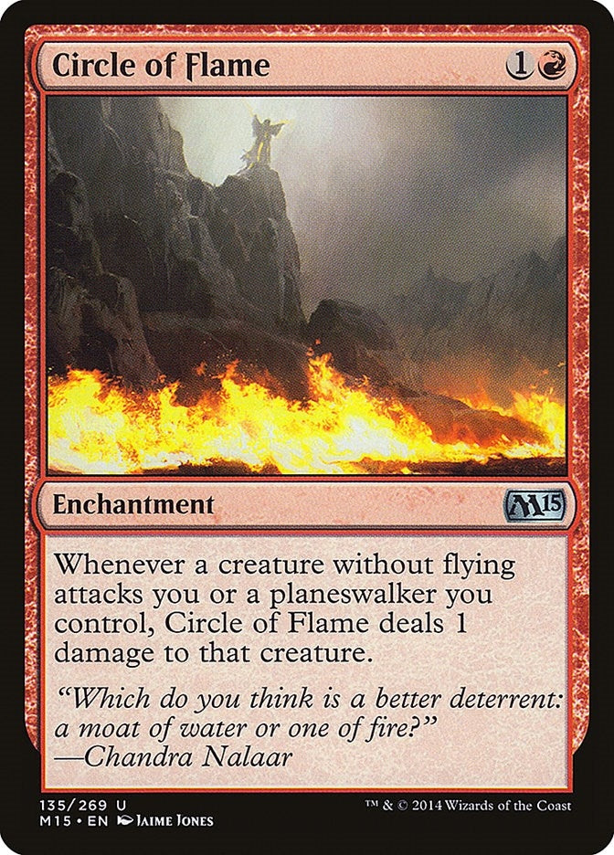 Circle of Flame (135) (Magic 2015 (M15))