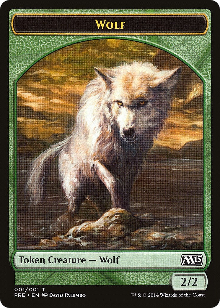 Wolf Token (1) (Prerelease Cards)