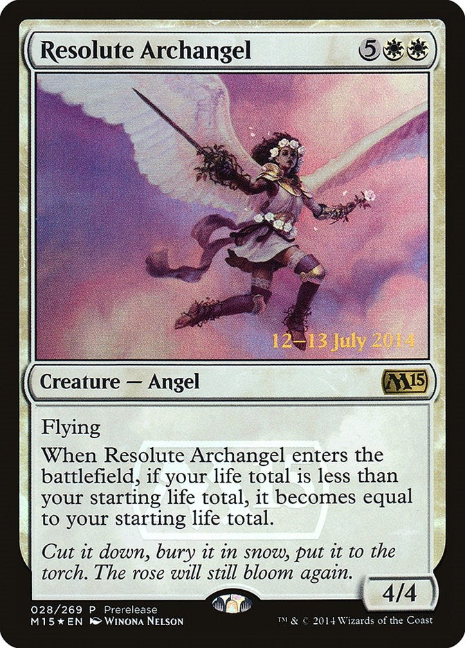 Resolute Archangel (28) (Prerelease Cards)