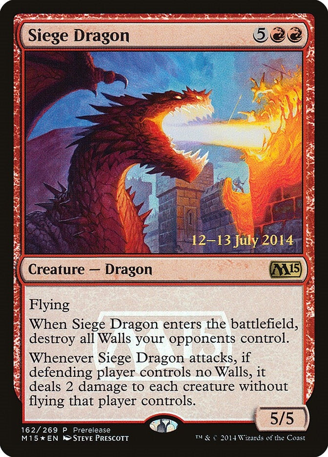 Siege Dragon (162) (Prerelease Cards)