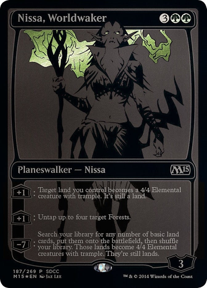 Nissa, Worldwaker (SDCC 2014 Exclusive) (187) (Media Promos)