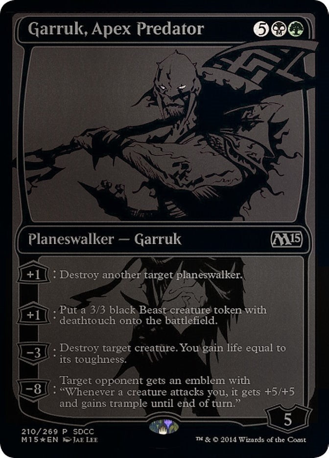 Garruk, Apex Predator (SDCC 2014 Exclusive) (210) (Media Promos)