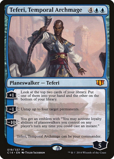 Teferi, Temporal Archmage (19) (Commander 2014)