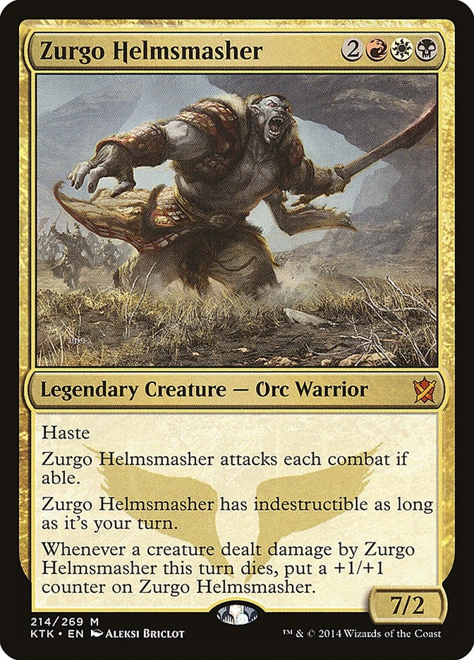 Zurgo Helmsmasher (214) (Khans of Tarkir)