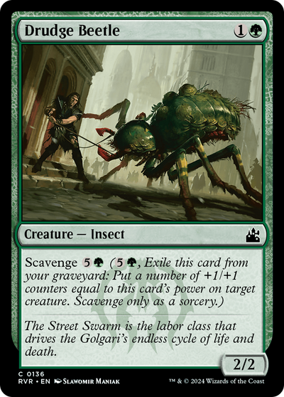 Drudge Beetle (RVR-136) - Ravnica Remastered