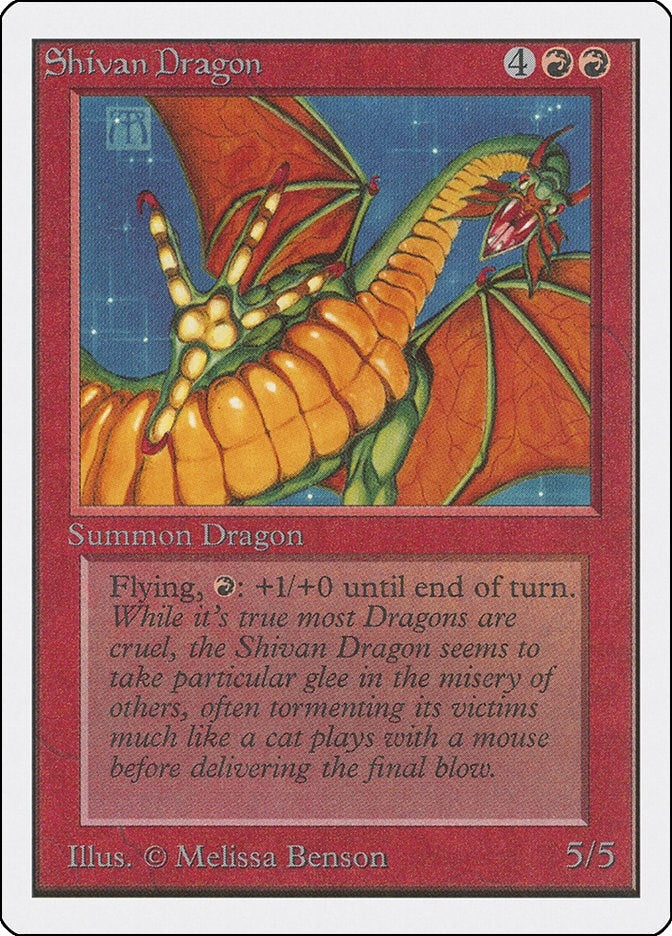 Shivan Dragon (Unlimited Edition)