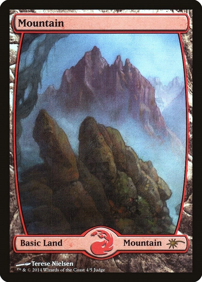 Mountain - Full Art (4) (4) (Judge Promos)