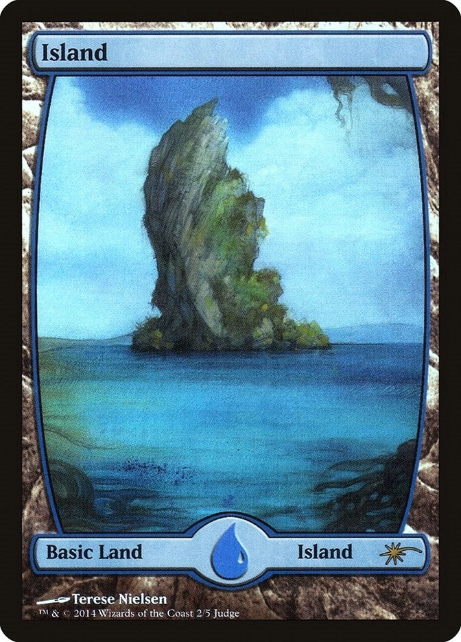Island - Full Art (2) (2) (Judge Promos)