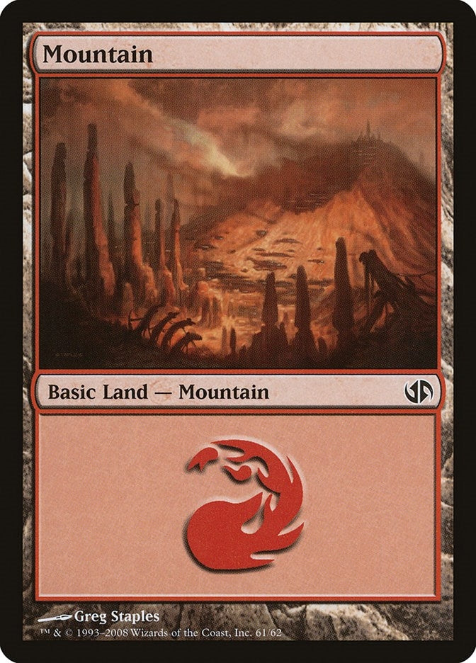 Mountain (61) (61) (Duel Decks: Jace vs. Chandra)