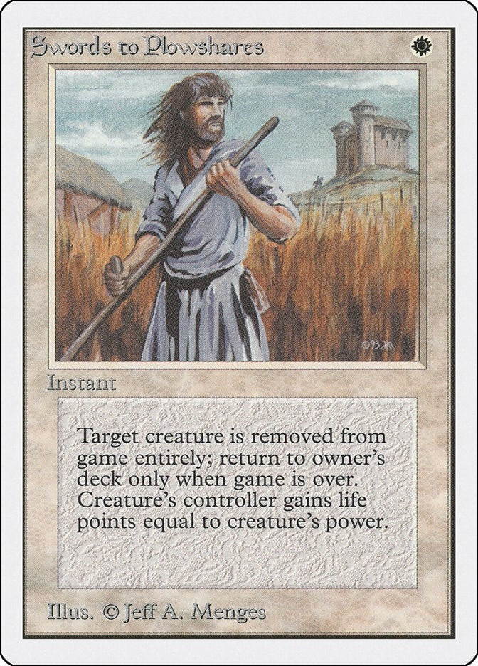 Swords to Plowshares (Unlimited Edition)