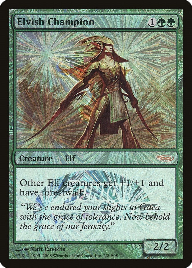 Elvish Champion (Junior Series Europe) (2) (Junior Series Promos)