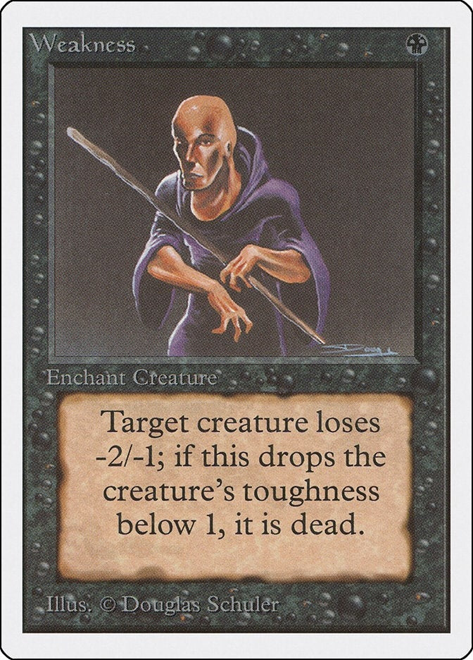 Image for Weakness - Magic: The Gathering