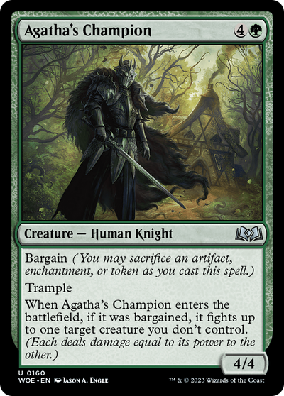 Agatha's Champion (160) (Wilds of Eldraine)