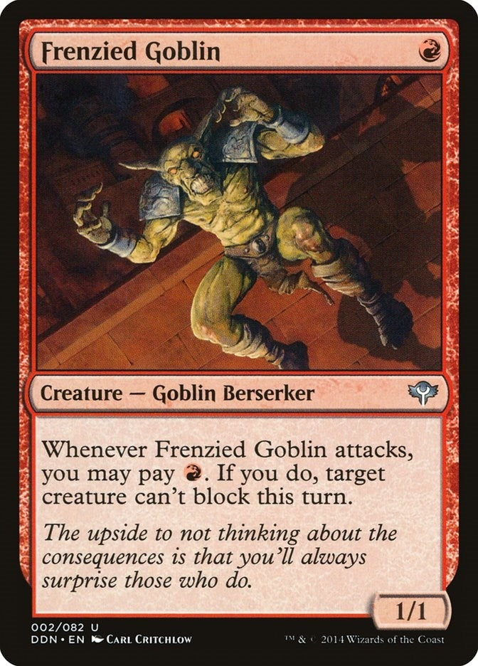 Frenzied Goblin (2) (Duel Decks: Speed vs. Cunning)